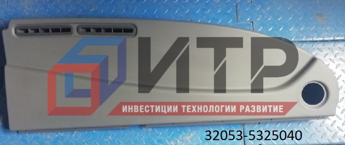 Панель приборов правая  (торпеда серая) ПАЗ Евро-5